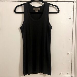 Black Cashmere Tank Top